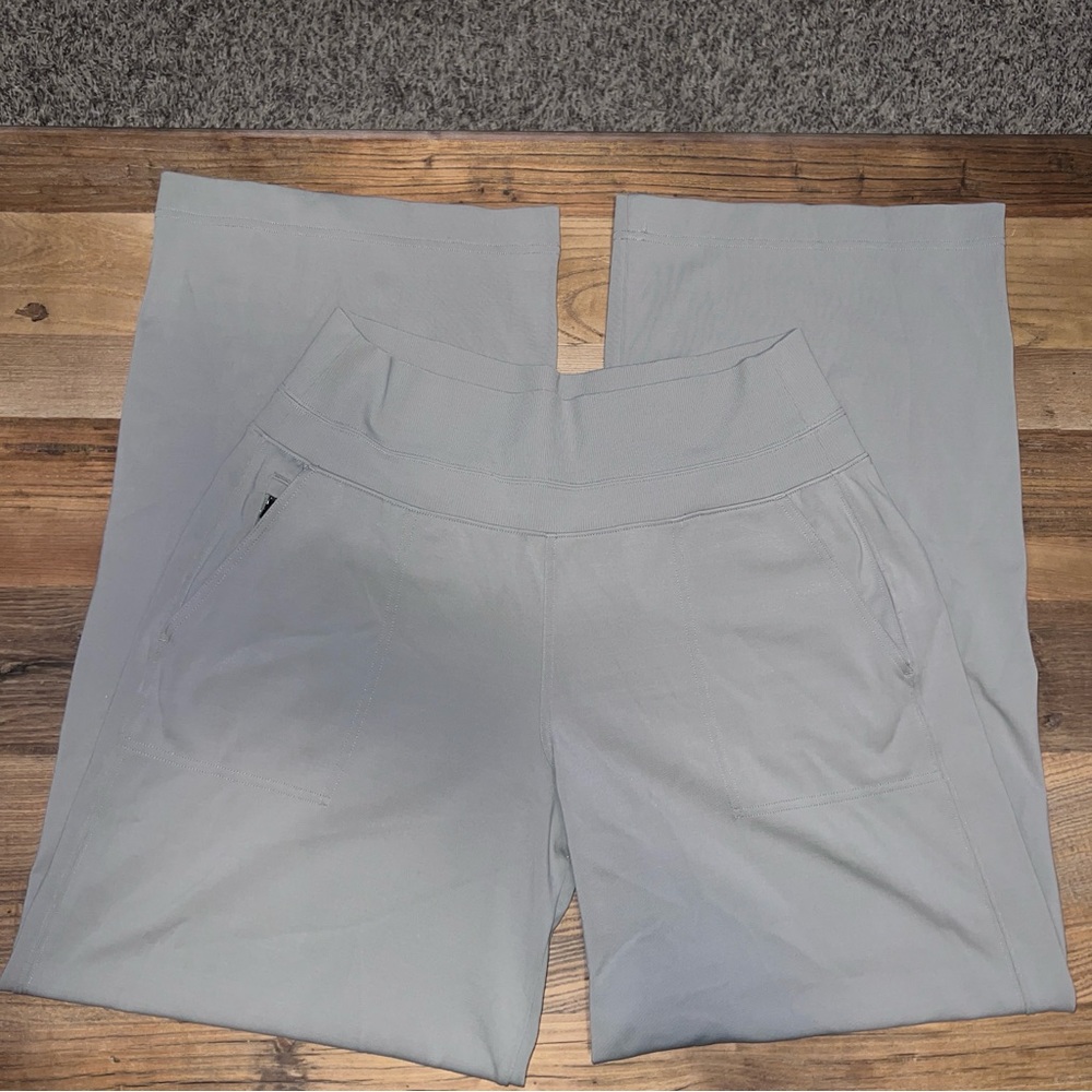 Athleta Gray Wide Leg Pants
